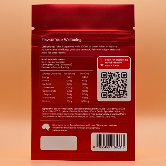 SatieX™go! 10 x Travel Ready Sachets (50 Serves) – Ultimate Travel Companion - FREE EXPRESS SHIPPING*